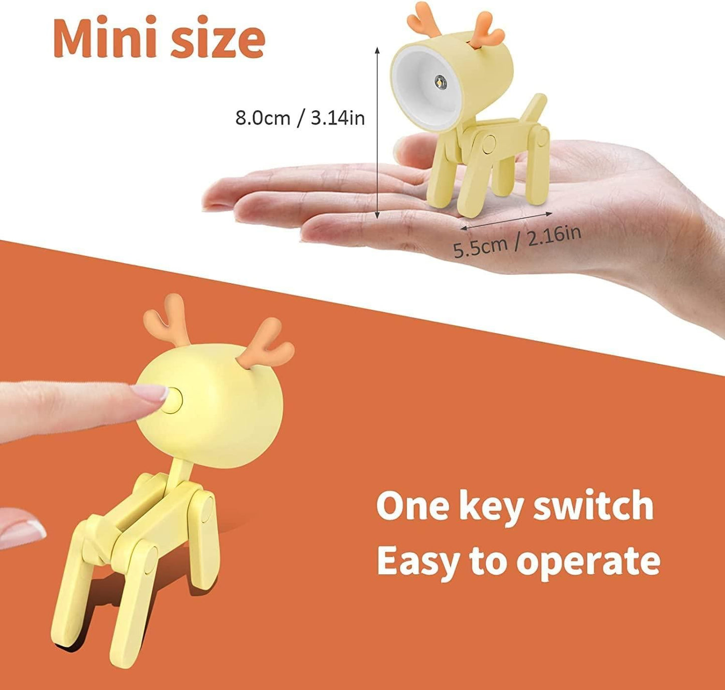Cute Mini LED Desk Lamp